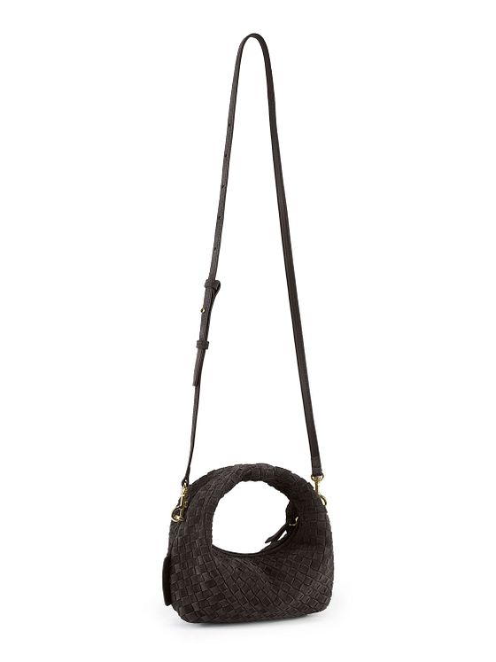 LES VISIONNAIRES Greta Micro weave Håndtaske Læder 20 cm
