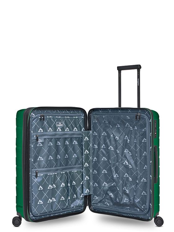 Bergpfeil Travel 4-hjuls kuffertsæt, 3-delt, med stretchfoldning