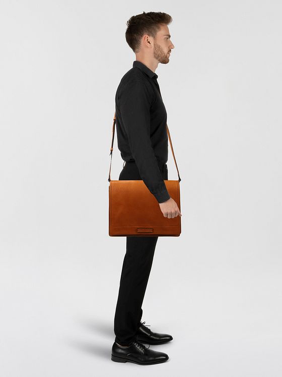 The Bridge Leone Dokumenttaske Messenger Læder 35 cm Laptoprum