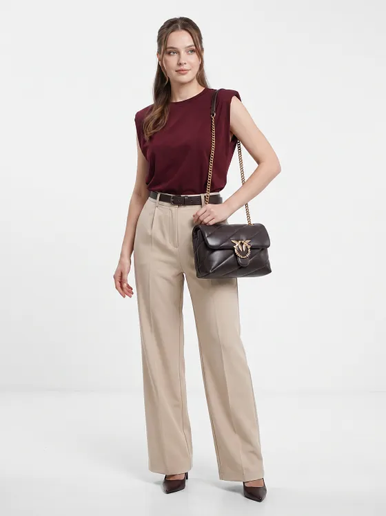 PINKO Love Classic Skuldertaske Læder 27 cm