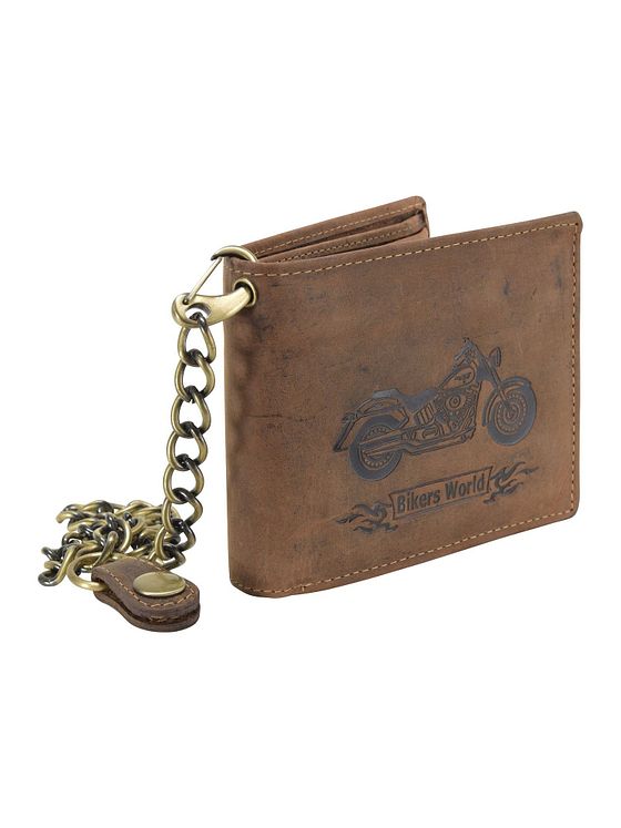 Greenburry Vintage cykelpung i læder 12 cm