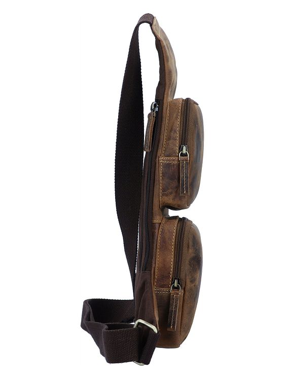 Greenburry Vintage skuldertaske i læder 43 cm Greenburry Vintage skuldertaske i læder 43 cm