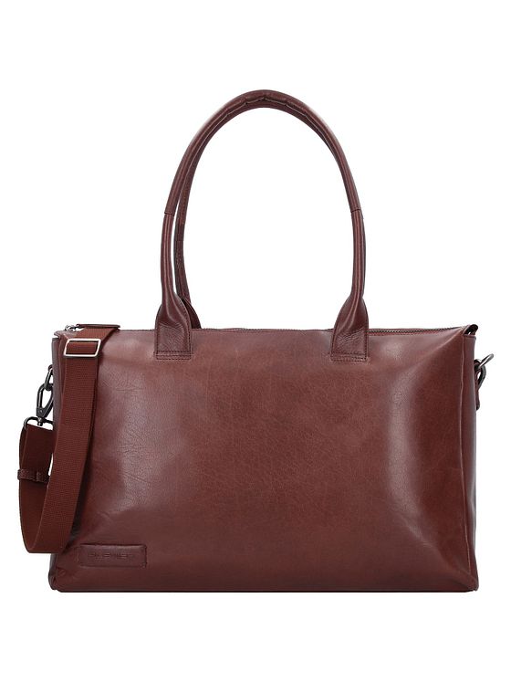 Plevier Rock Copal Skuldertaske Læder 44 cm Laptoprum