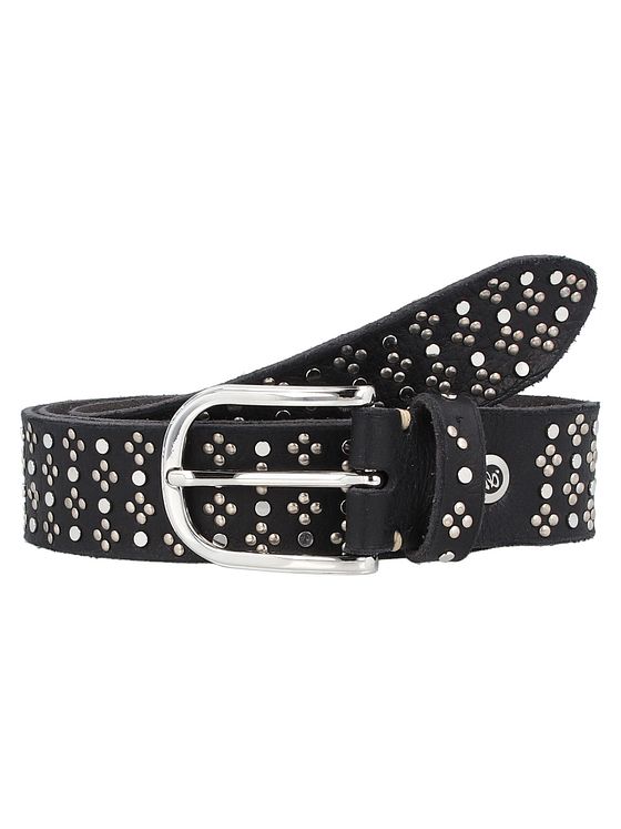 b.belt Bælte i læder med nitter b.belt Bælte i læder med nitter