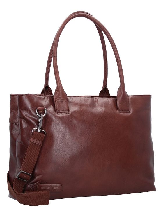 Plevier Rock Amber Skuldertaske Læder 43 cm Laptoprum