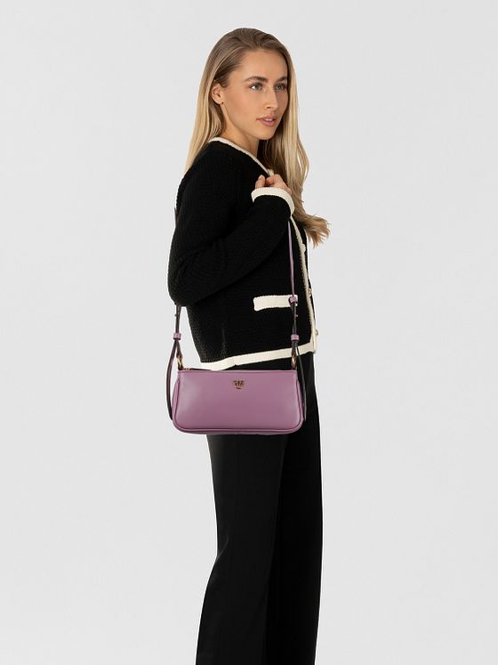 PINKO Half Moon Skuldertaske Læder 23 cm