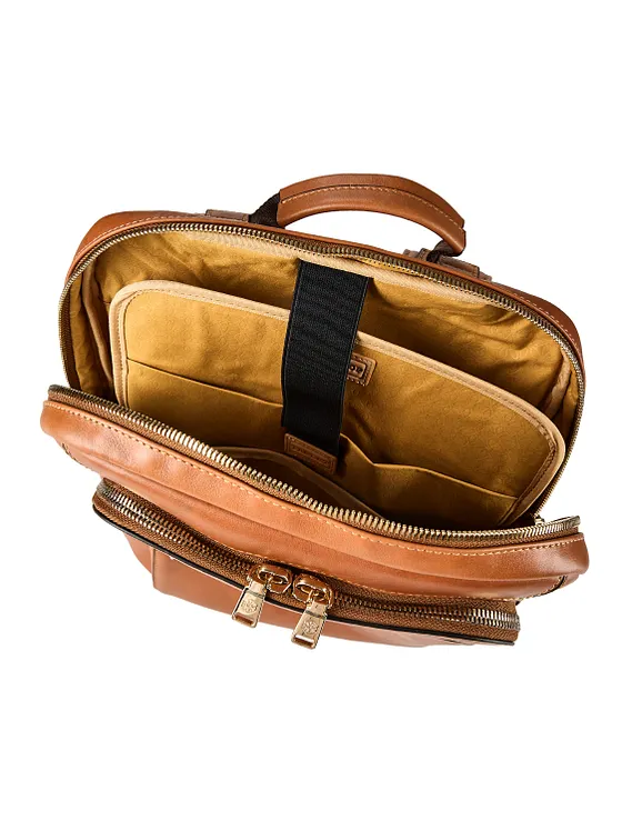 Jekyll & Hide Mochila de negocios Bloqueo RFID Piel natural 36 cm Compartimento para el portátil Jekyll & Hide Mochila de negocios Bloqueo RFID Piel natural 36 cm Compartimento para el portátil