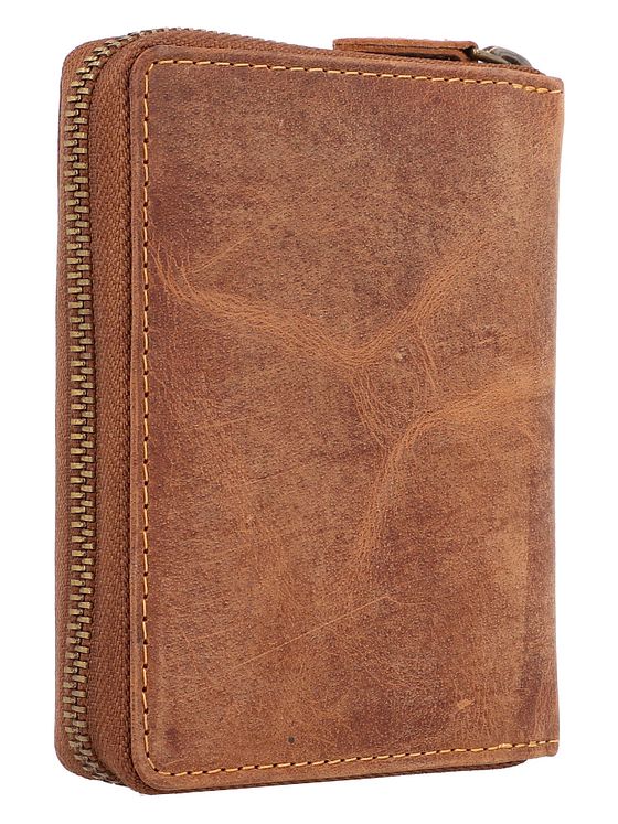 Greenburry Vintage pung med stjernetegn i læder 10 cm Greenburry Vintage pung med stjernetegn i læder 10 cm