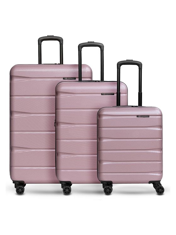 Franky Munich 4.0 4-hjulet kuffertsæt, 3-delt med stretchfoldning