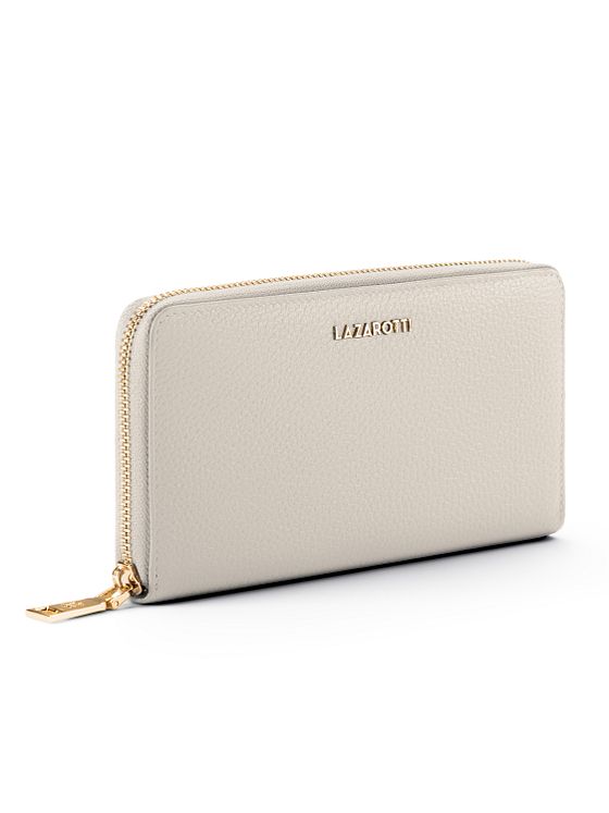 Lazarotti Bologna Leather XL Peněženka na zip Kožená 19 cm