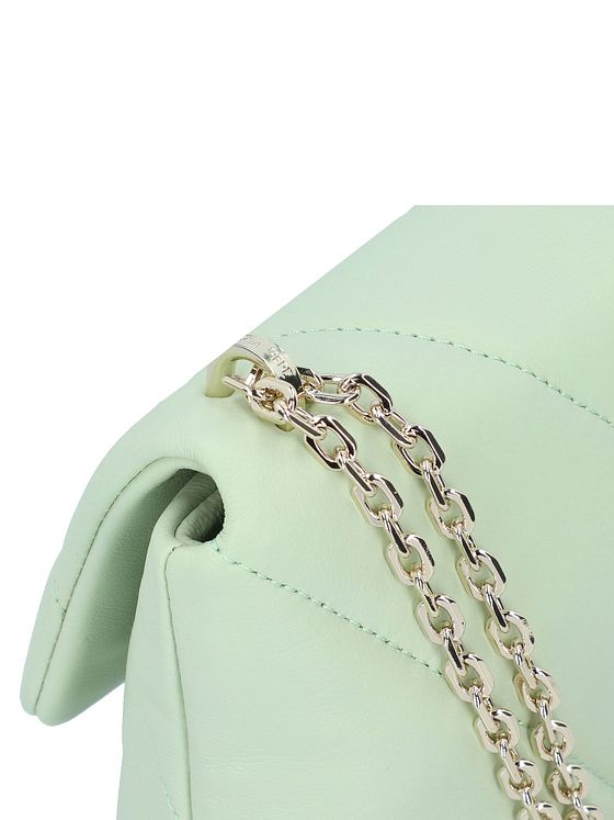 Patrizia Pepe Fly Polstret skuldertaske i læder 25 cm