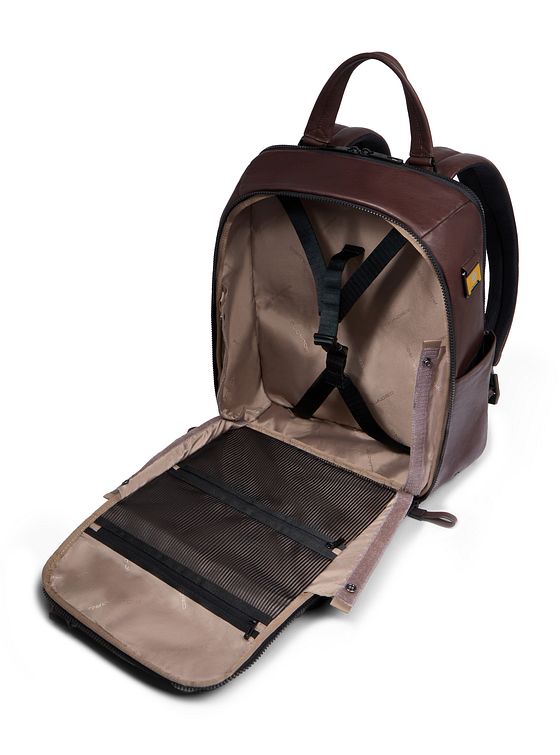 Piquadro Harper rejserygsæk læder 42 cm rum til bærbar computer Piquadro Harper rejserygsæk læder 42 cm rum til bærbar computer