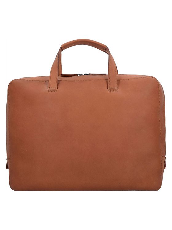 Jost Kožená aktovka Futura 38 cm s přihrádkou na notebook