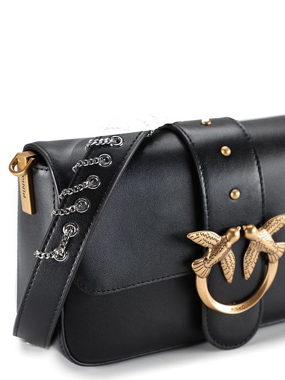 PINKO Love One Skuldertaske Læder 22 cm