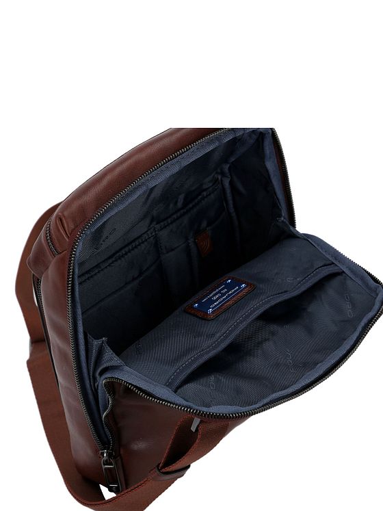 Piquadro Philip Skuldertaske Læder 27 cm