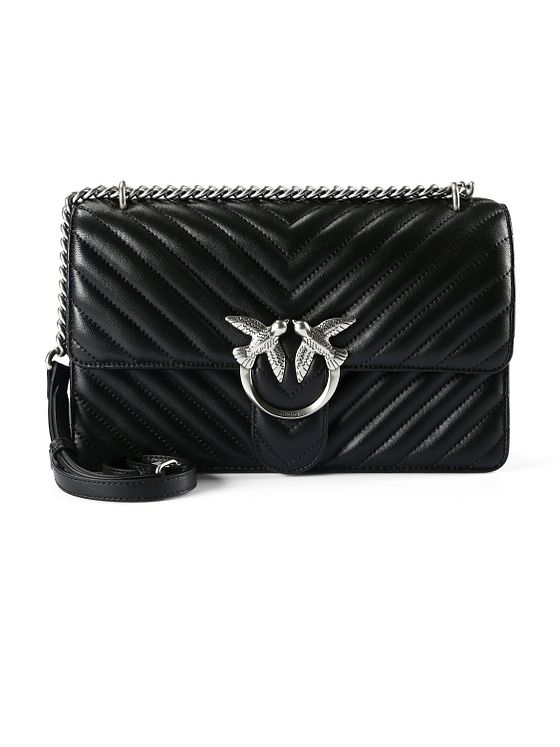 PINKO Love One Skuldertaske Læder 26.5 cm