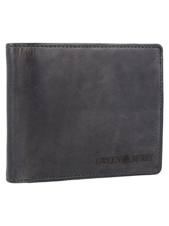 Greenburry Vintage vasket pung i læder 13 cm