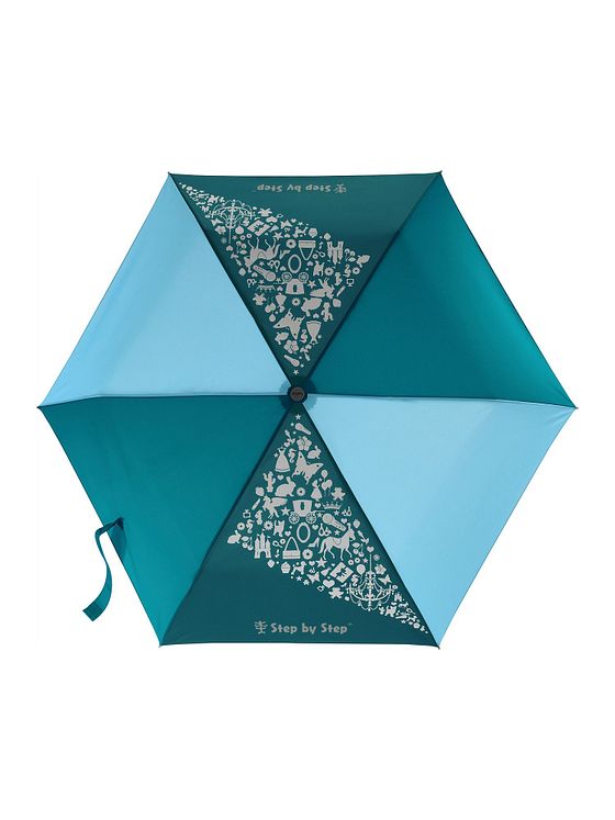 Step by Step Magic Rain Effect lommeparaply til børn 22,5 cm