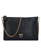 PINKO Flat Clutch taske Læder 24 cm PINKO Flat Clutch taske Læder 24 cm