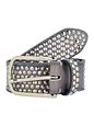 b.belt Bælte i læder med nitter b.belt Bælte i læder med nitter