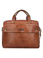 Harold's Sadelmappe i læder 41 cm med rum til bærbar computer