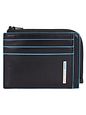 Piquadro Blue Square kreditkortholder RFID læder 11 cm Piquadro Blue Square kreditkortholder RFID læder 11 cm
