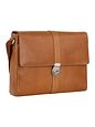 Leonhard Heyden Bergamo Messenger læder 38 cm rum til bærbar computer
