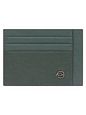 Piquadro Black Square Kreditkortetui Læder 11 cm