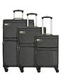 d & n Travel Line 6704 4-hjulet kuffertsæt 3 stk.