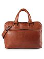 Plevier Vintage Larry Dokumenttaske Læder 40 cm Laptoprum