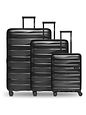 Bergpfeil Travel 4-hjuls kuffertsæt, 3-delt, med stretchfoldning