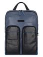 Piquadro Blue Square Revamp rygsæk RFID læder 42 cm laptoprum