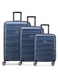 Delsey Paris Meteor 4 hjul Kuffert 3-delt med strækfold