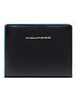 Piquadro Blue Square Pung RFID-beskyttelse Læder 11 cm